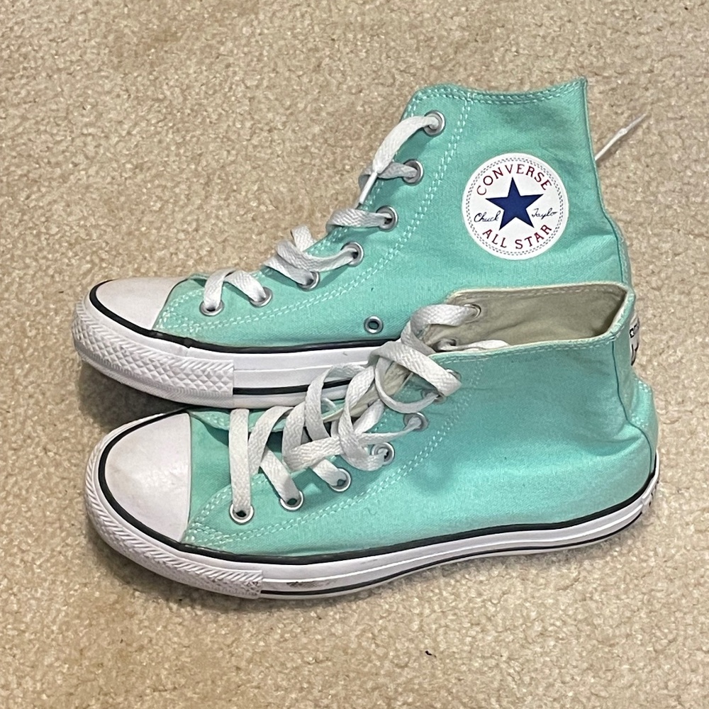 Mint green Converses